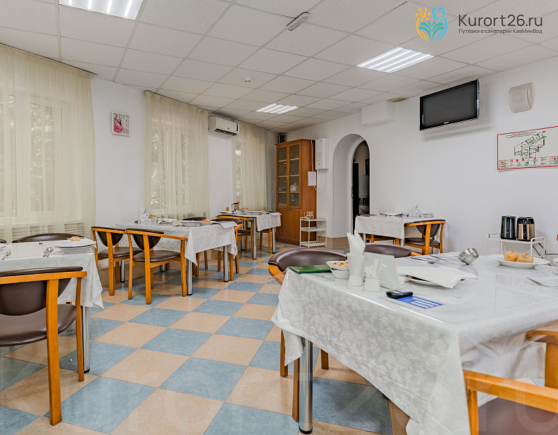 Санаторий «Колос» г. Кисловодск. Столовая